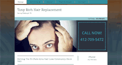 Desktop Screenshot of anthonyrichhairreplacement.com
